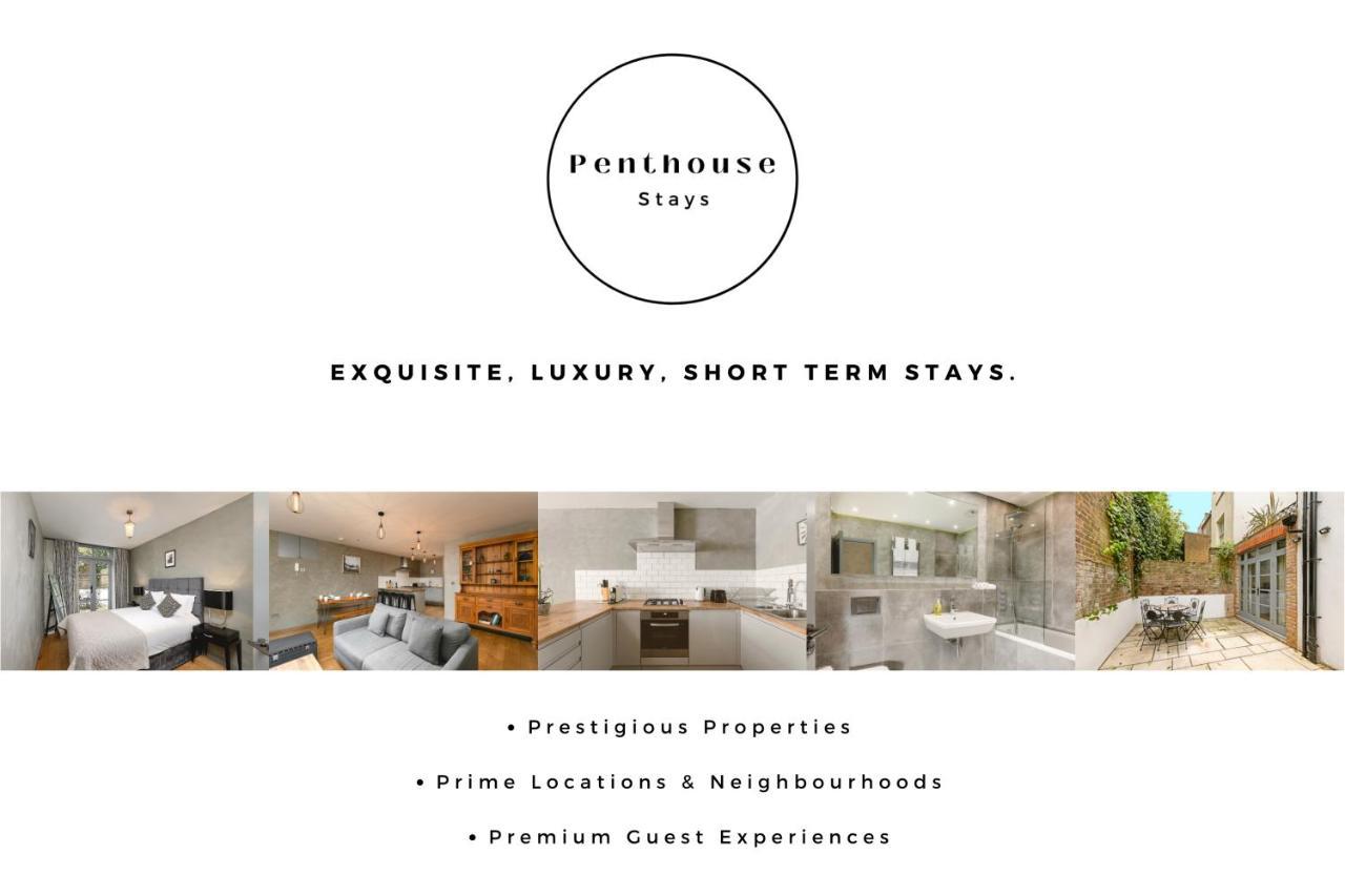 Penthousestays Nr Notting Hill - Luxury 2 Bedroom King Bed Apartment - Near Portobello Road 런던 외부 사진